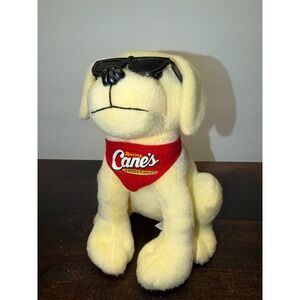 Raising Cane's Chicken Fingers Dog Plush Sunglasses Bandana‎ Kids Toy